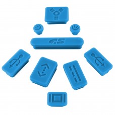 MacBook Pro / Air - 9 pcs Anti-Dust Silicone Plugs - Blue